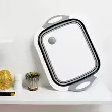 2 in 1 Cutting Board and Foldable Wash Basin