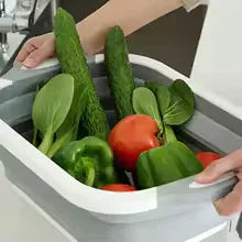 2 in 1 Cutting Board and Foldable Wash Basin