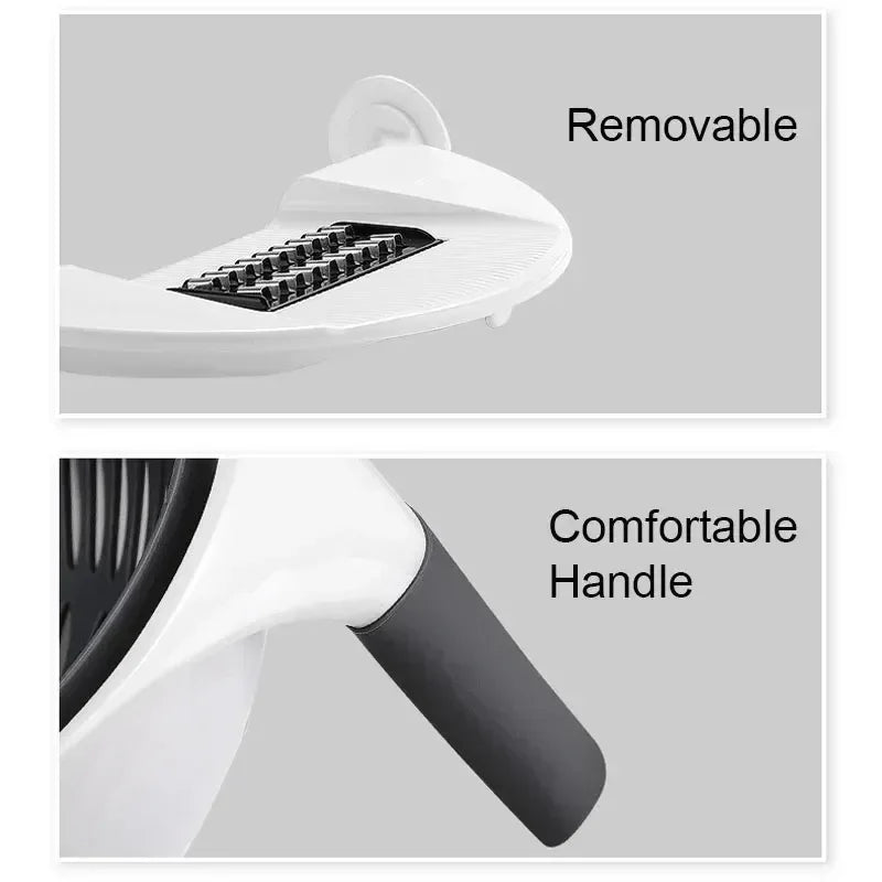 2 in 1 Kitchen Mandoline Grater with Bowl - Clarify.pk