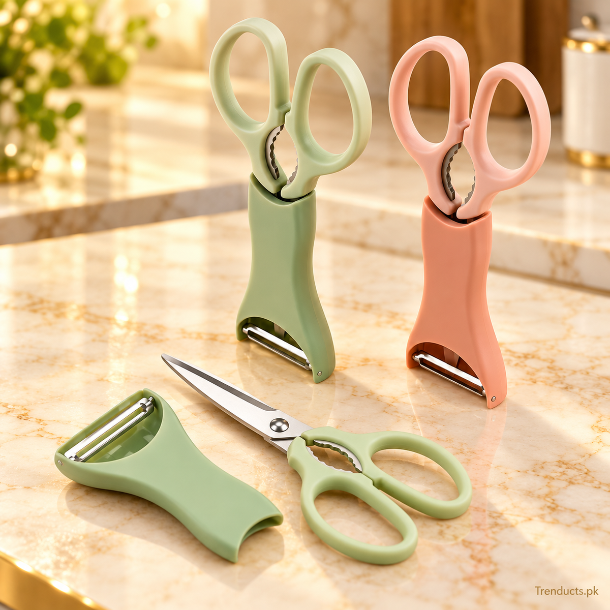 2-in-1 Kitchen Peeler with Scissors