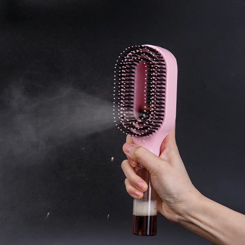 2-in-1 Fine Mist Spray Hair Brush
