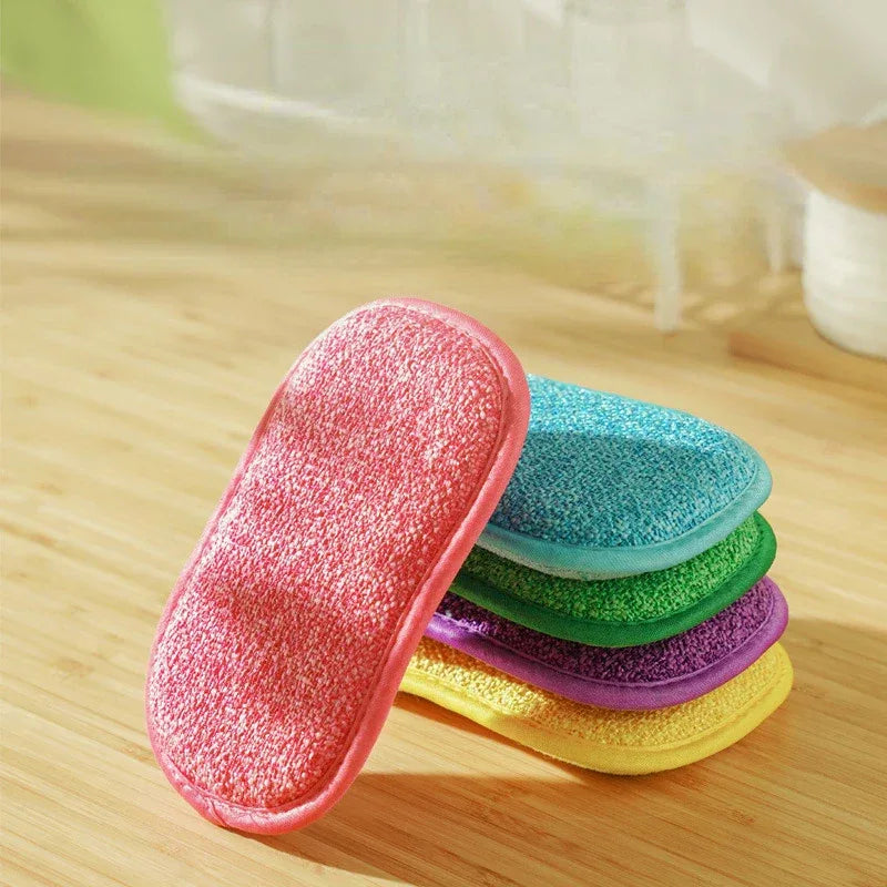 2 Pieces Double Sided Kitchen Cleaning Sponges - Clarify.pk