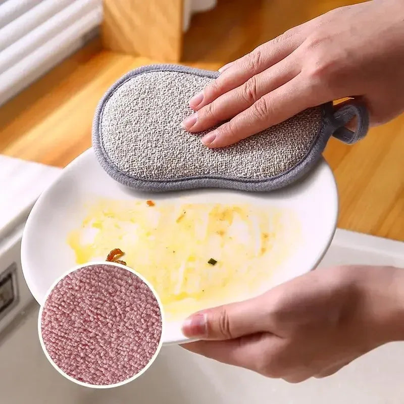 2 Pieces Double Sided Kitchen Cleaning Sponges