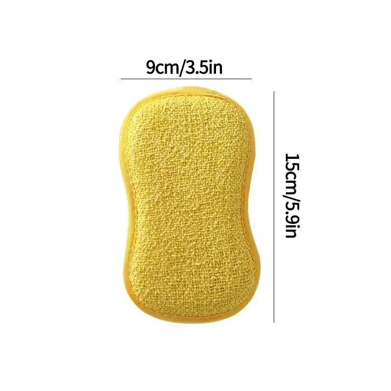 2 Pieces Double Sided Kitchen Cleaning Sponges - Clarify.pk