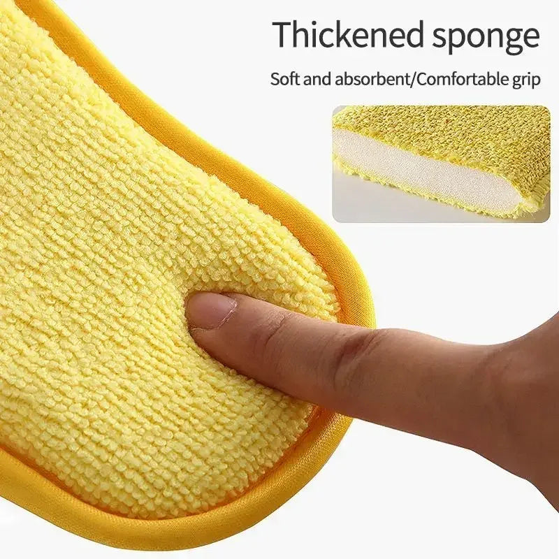 2 Pieces Double Sided Kitchen Cleaning Sponges