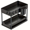 2 Tier Kitchen Organizer with Utensil Holders - Clarify.pk