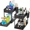2 Tier Kitchen Organizer with Utensil Holders - Clarify.pk