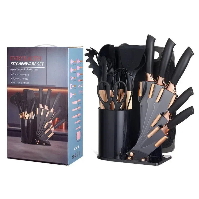 20-Piece Silicone Kitchen Utensil Set – Heat Resistant Cooking Tools