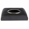 Slim Black Leather Tissue Box - Clarify.pk