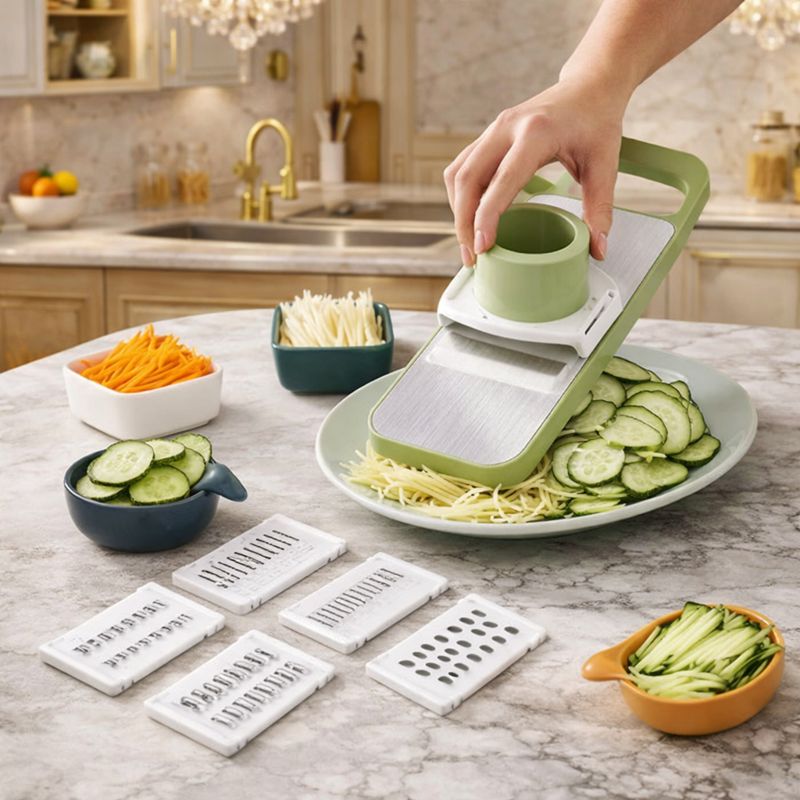 5 in 1 Vegetable Cutter Multifunctional grater and cutter - Trenducts.pk
