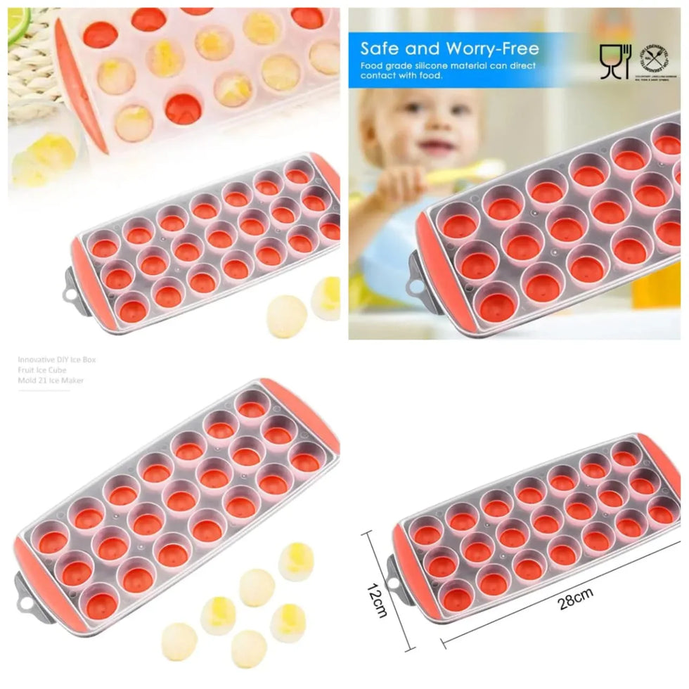 Pop Up Ice Cube Tray – Easy Release Ice Maker