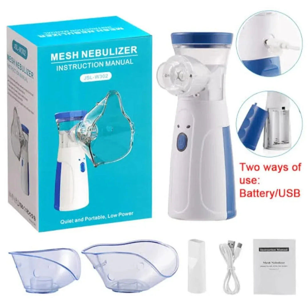 Portable Mesh Nebulizer for Kids and Adults - Compact and Efficient Breathing Solution - Clarify.pk