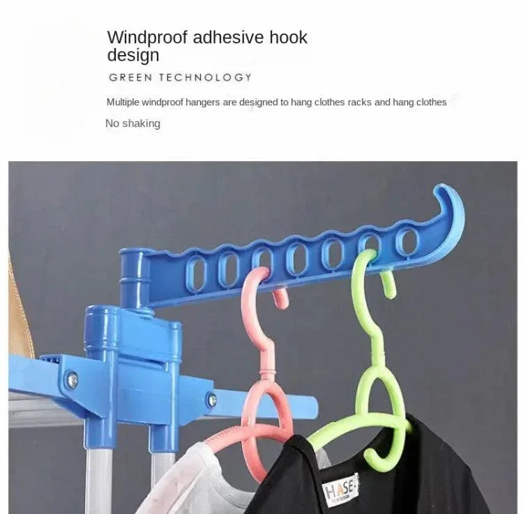 Multifunctional Portable Drying Rack and Clothes Hanger Stand - Clarify.pk