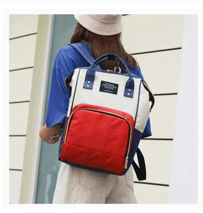 Baby Diaper Bag Backpack - Waterproof Travel Backpack for Parents with Multi-Function Pockets - Clarify.pk