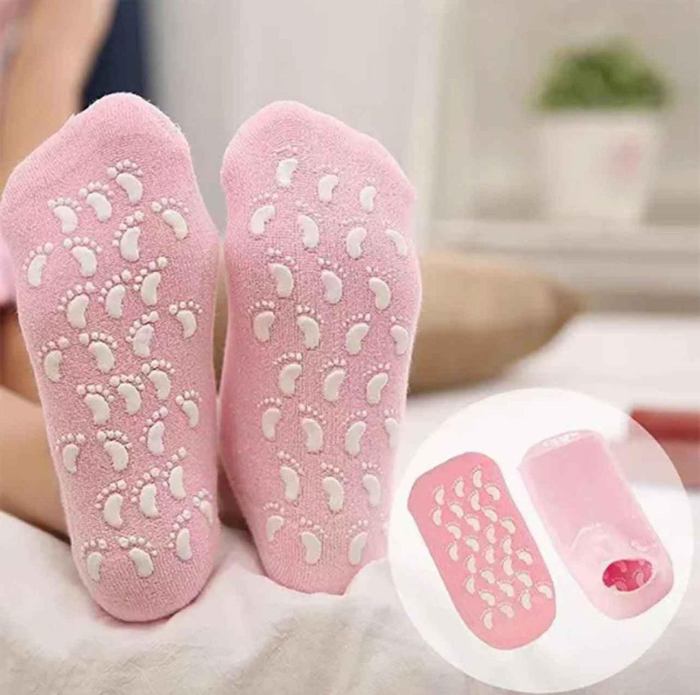 Reusable Heel Moisturizing Socks for Soft and Smooth Feet - Clarify.pk