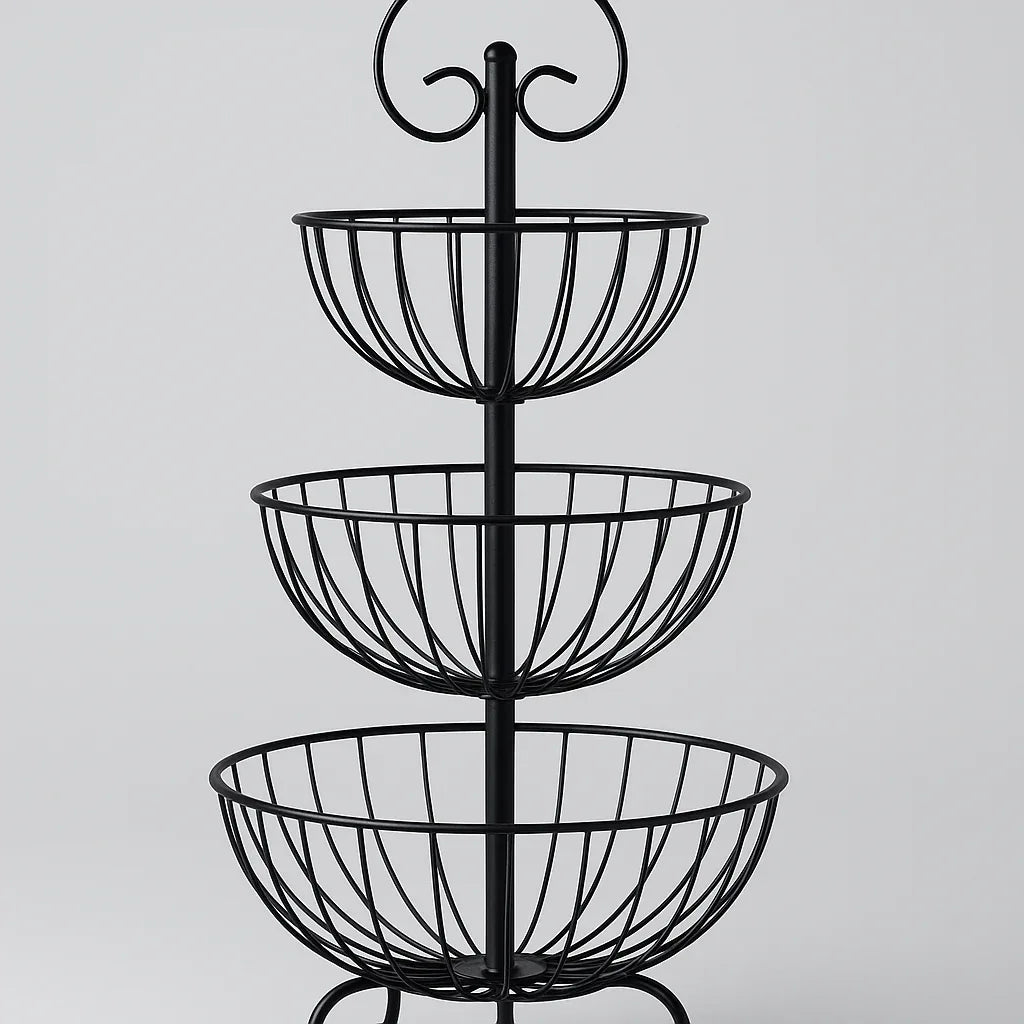 پریمیم میٹل پھل اور سبزیوں کی ٹوکری۔