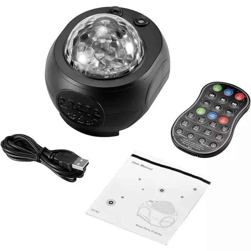Galaxy Projector Speaker with Remote Control for Home Decor and Relaxation - Clarify.pk