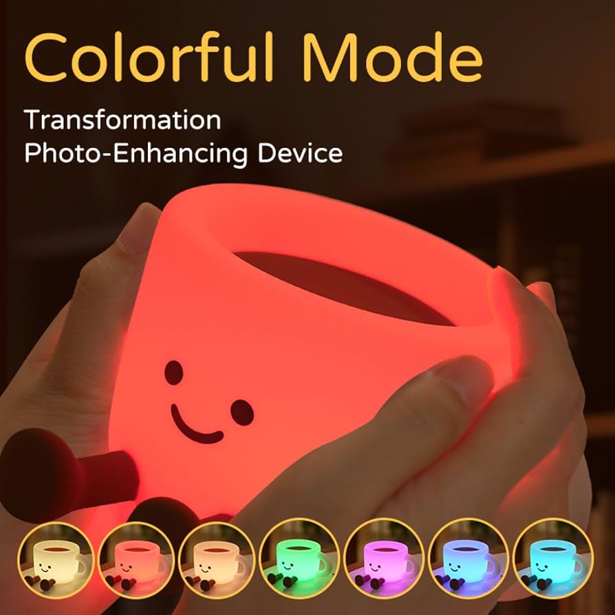 Rechargeable Coffee Cup Silicone Night Lamp