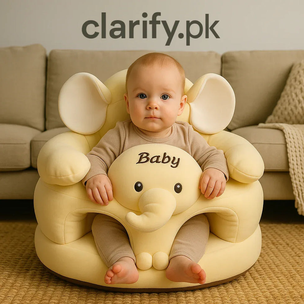 Premium Elephant 360° Baby Support Sofa Seat - Clarify.pk
