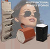 Foldable Eyewear Travel Organizer - PU Leather Case for Glasses and Sunglasses