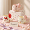 Disney Cartoon Cat Mug - Ceramic with 3D Bow Handle
