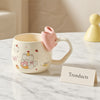 Disney Cartoon Cat Mug - Ceramic with 3D Bow Handle
