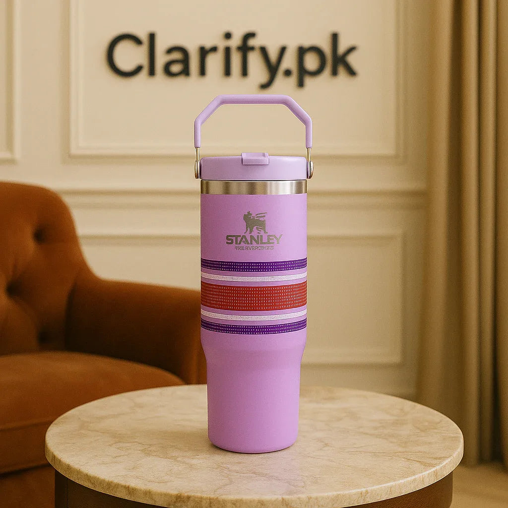 Stanley 30oz Flip Straw Tumbler – Pink Edition - Clarify.pk