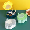 Aesthetic "Cat Paw" 4-Grid Spice & Condiment Box Set