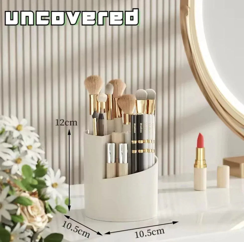 Acrylic Makeup Brush Organizer - Stylish Holder for Your Beauty Tools - Clarify.pk