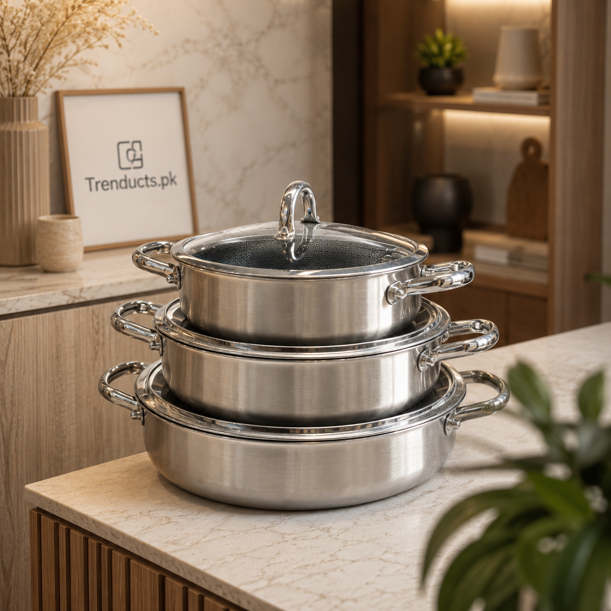 OSFE Honeycomb Wok with Lid – 3 Sizes