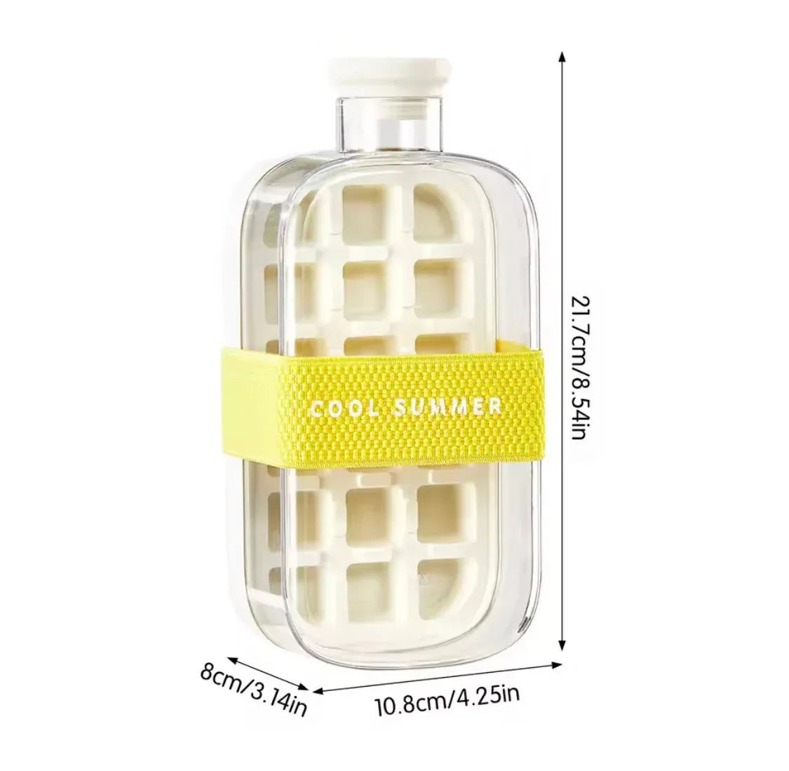 Silicone Ice Cube Tray with Straw - Leakproof - Clarify.pk