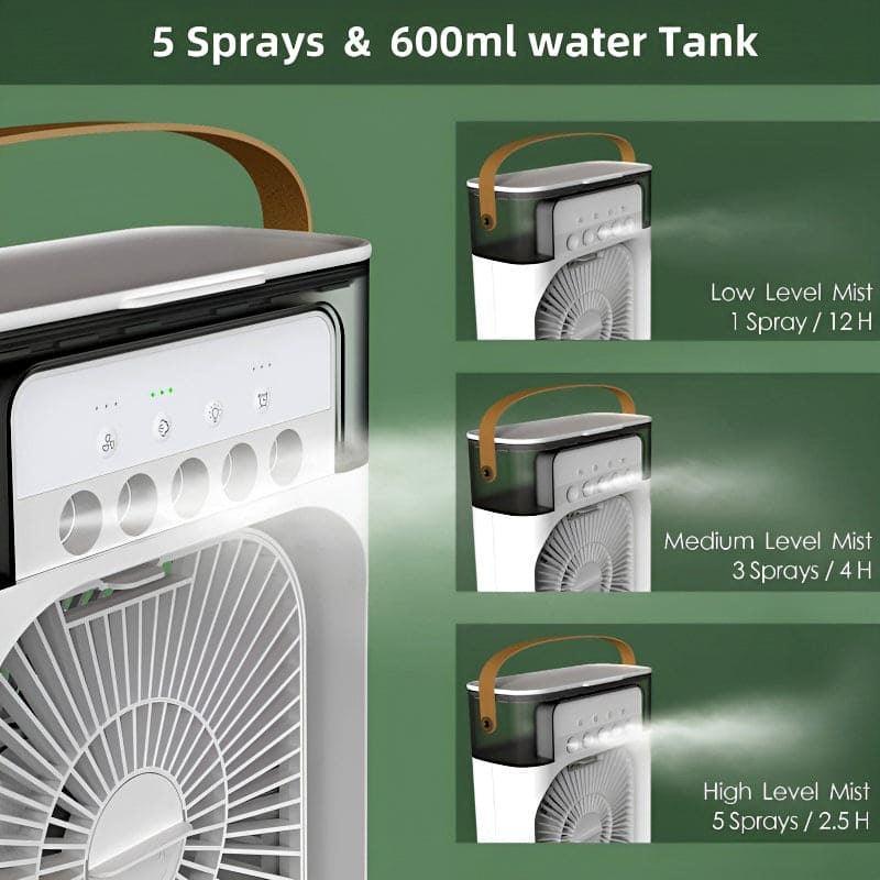 Electric Humidifier Fan – 2-in-1 Hydrating Cooling Station