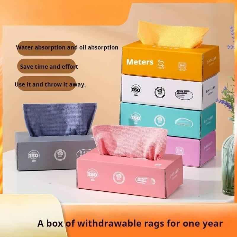 Reusable Microfiber Kitchen Cleaning Towels - Absorbent Dishcloths - Pack of 20Pcs or 10Pcs - Clarify.pk