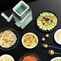 Multifunctional 3in1 Vegetable Cutter - Rotary Drum Cutter and Slicer