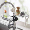 Premium Stainless Steel Sink Organizer for Kitchen and Bathroom Storage - Clarify.pk