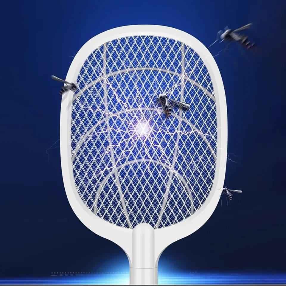 2 in 1 Electric Mosquito Killer Racket Lamp for Indoor and Outdoor Use - Clarify.pk