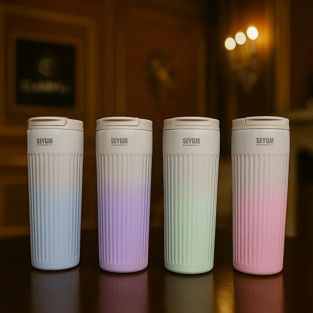 500ml Coffee Cup – Large Capacity Travel Mug (Each) - Clarify.pk