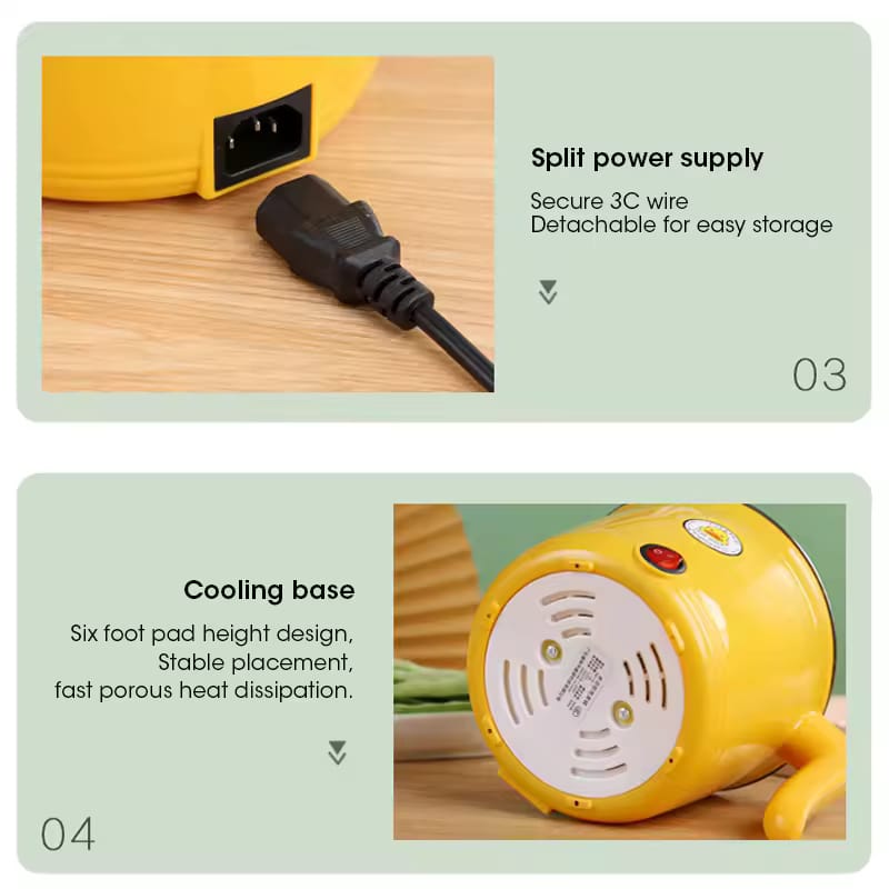 Mini Electric Hot Pot 1.8L – Non-Stick Cooker