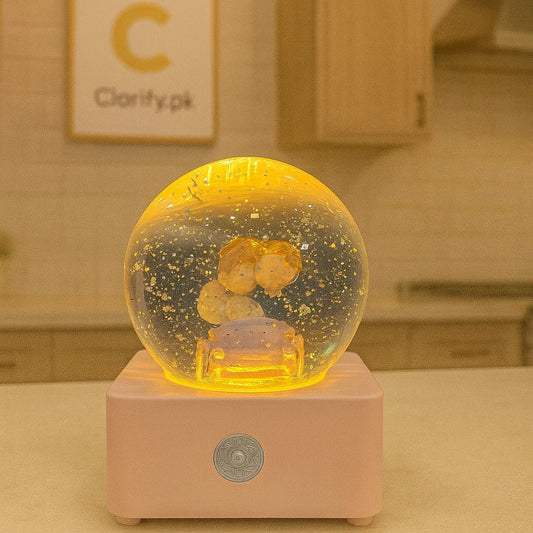 LED Rechargeable Snow Globe – Decorative Light & Gift Ornament