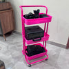 Glow 3-Tier Multi-Purpose Organizer Utility Trolley