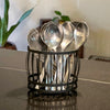 Versatile Desktop & Cutlery Metal Caddy (Random)