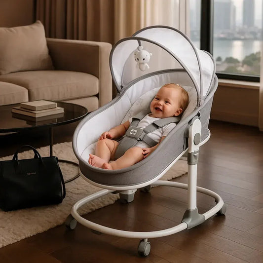 3-in-1 Luxury Baby Rocker & Bassinet - Clarify.pk