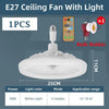 LED Ceiling Fan with Remote Control & Dimmable Light