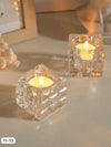 Mini Square Crystal Candle – Decorative Scented Candle - Clarify.pk