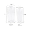 Transparent Milk Bottle - Portable Acrylic Juice and Detox Water Bottle - Clarify.pk