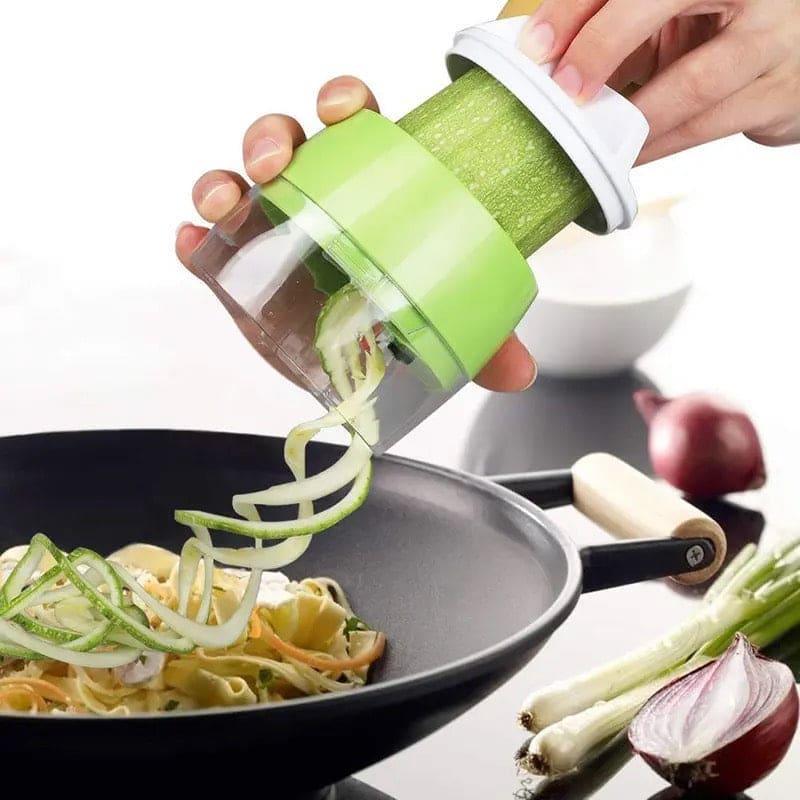 4in1 Vegetable Spiral Cutter for Healthy Meals and Creative Recipes - Clarify.pk