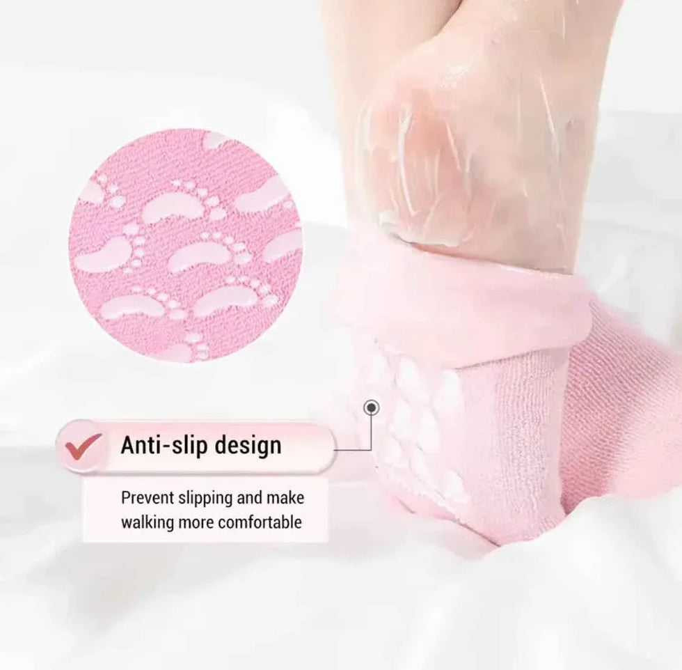 Reusable Heel Moisturizing Socks for Soft and Smooth Feet