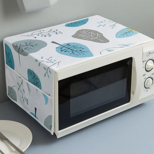 Oven Cover – Dustproof Kitchen Appliance Cover with Side Pockets - Clarify.pk