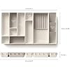 12-Piece Modular Makeup Drawer Organiser Set