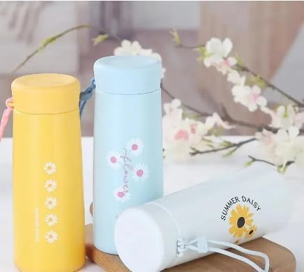Cute Bee Glass Bottle - Premium 400ml Travel Flask (each)